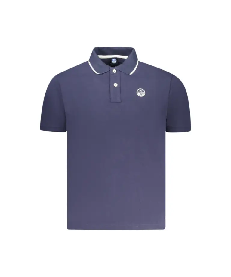 North Sails - Ανδρικό T-shirt Κοντομάνικο Polo 995012-000-0802 Μπλε Σκούρο