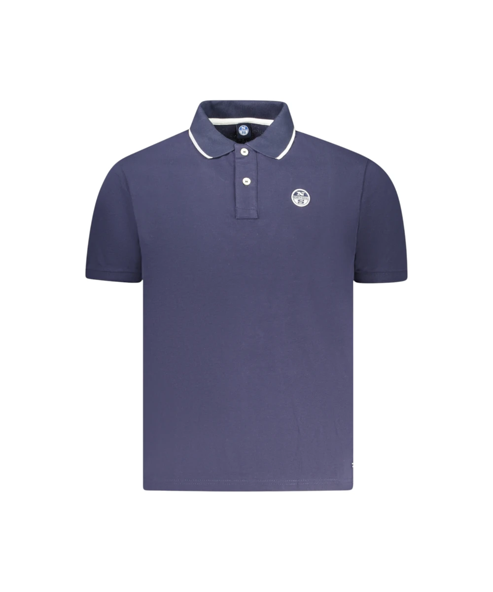 North Sails - Ανδρικό T-shirt Κοντομάνικο Polo 995012-000-0802 Μπλε Σκούρο