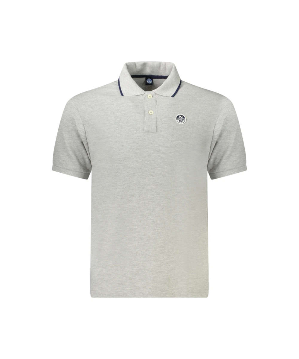 North Sails - Ανδρικό T-shirt Κοντομάνικο Polo 995012-000-0926 Γκρι
