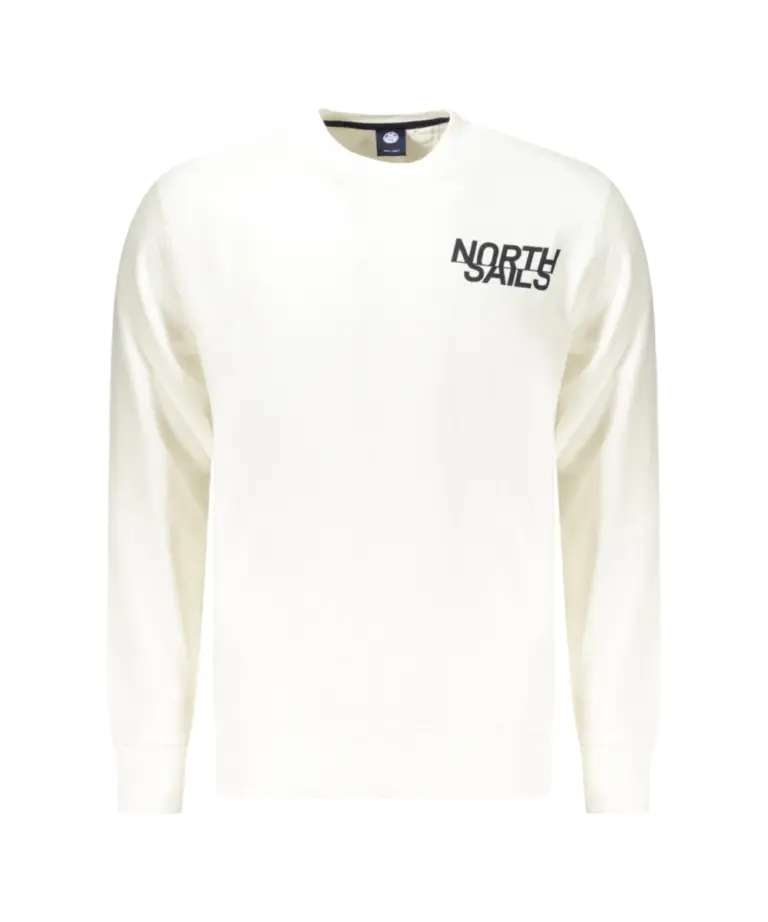 North Sails- Ανδρικό Φούτερ Hoodie Regular Fit 993024-000-0105 Λευκό