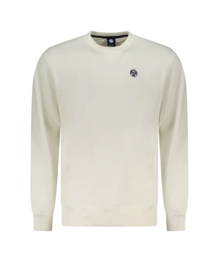 North Sails - Ανδρικό Φούτερ Hoodie Regular Fit 993022-000-0105 Εκρού