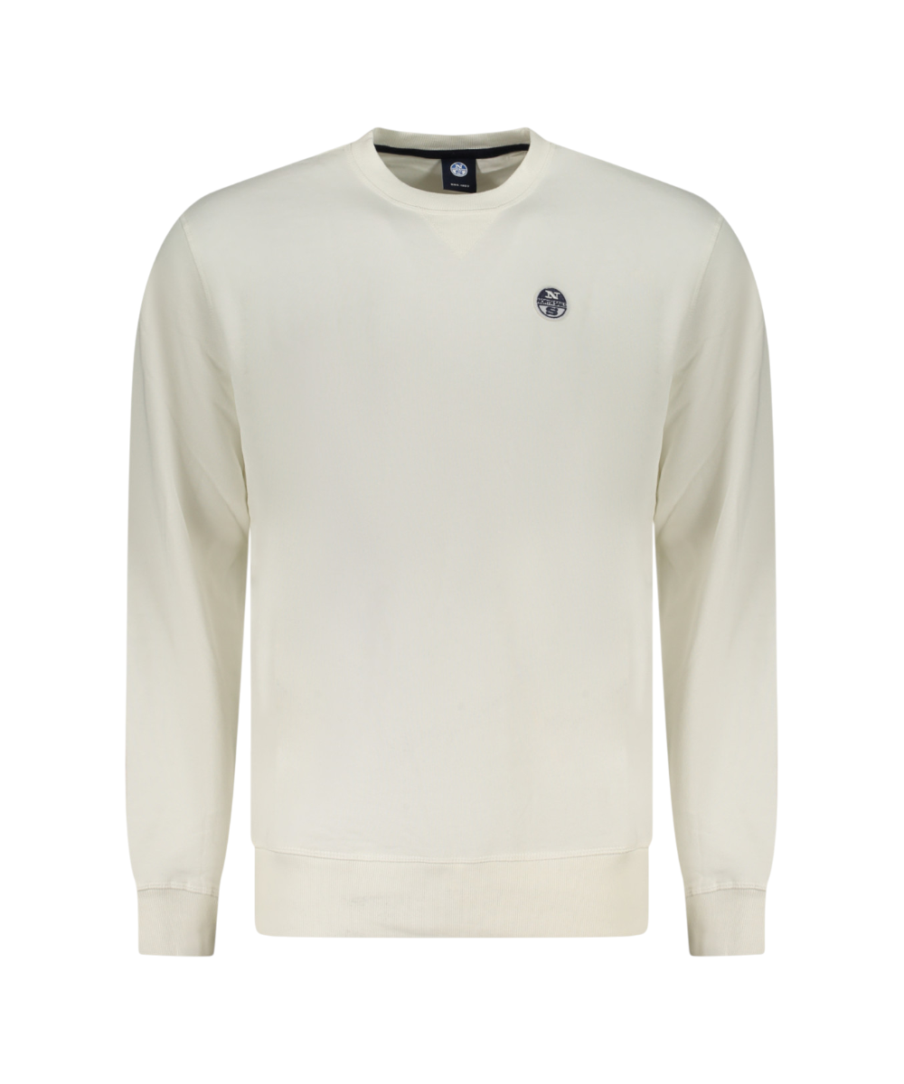 North Sails - Ανδρικό Φούτερ Hoodie Regular Fit 993022-000-0105 Εκρού