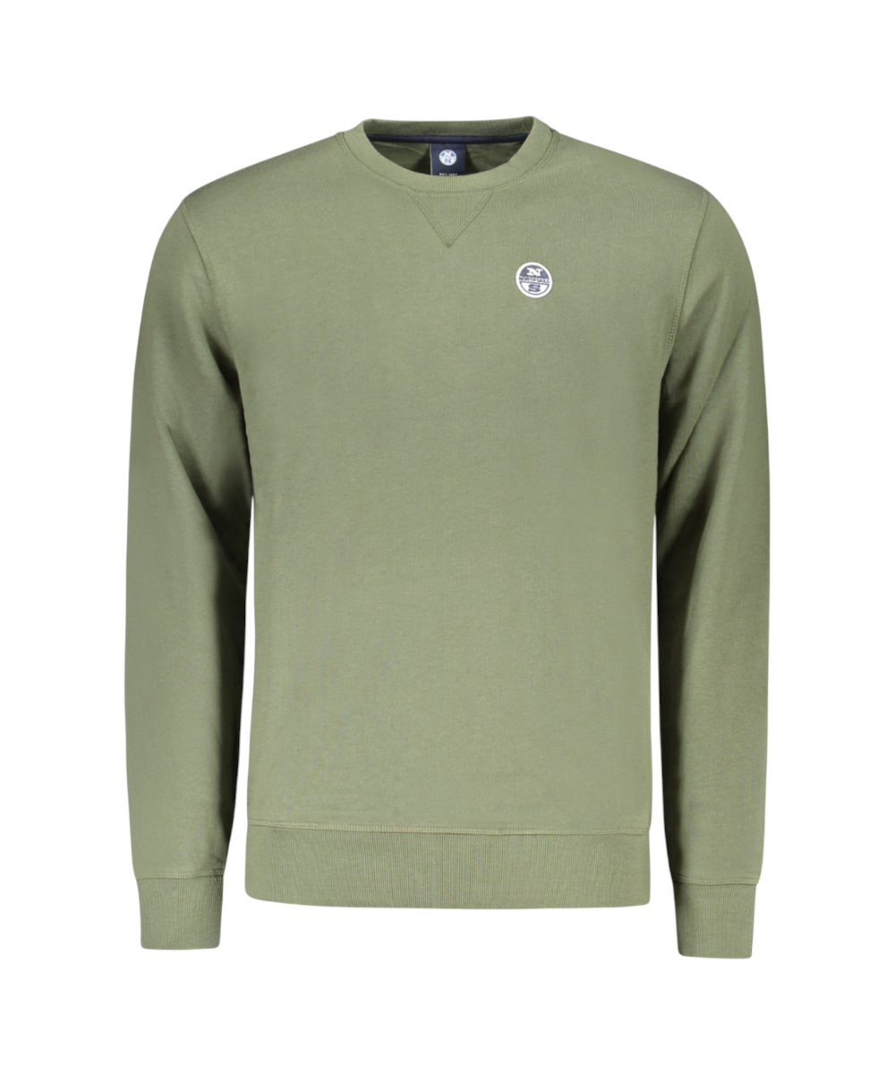 North Sails - Ανδρικό Φούτερ Hoodie Regular Fit 993022-000-0430 Πράσινο