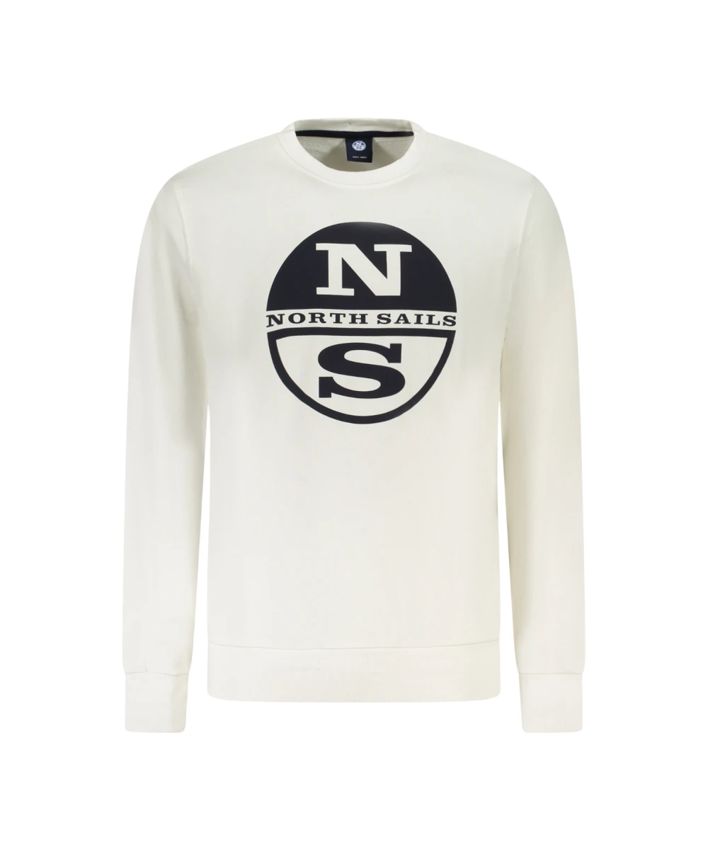 North Sails - Ανδρικό Φούτερ Hoodie Regular Fit 993023-000-0105 Λευκό