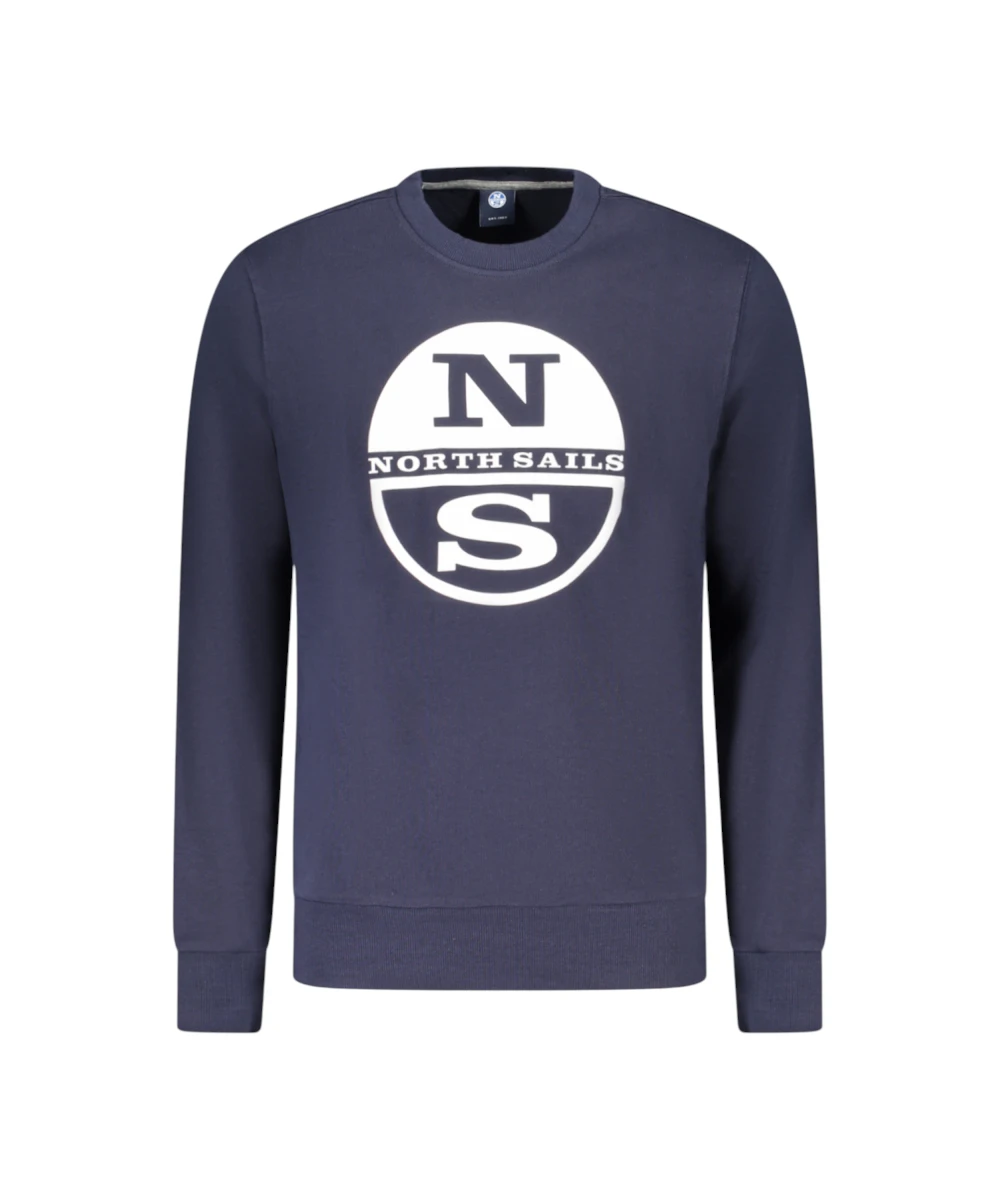 North Sails - Ανδρικό Φούτερ Hoodie Regular Fit 993023-000-0802 Μπλε Σκούρο
