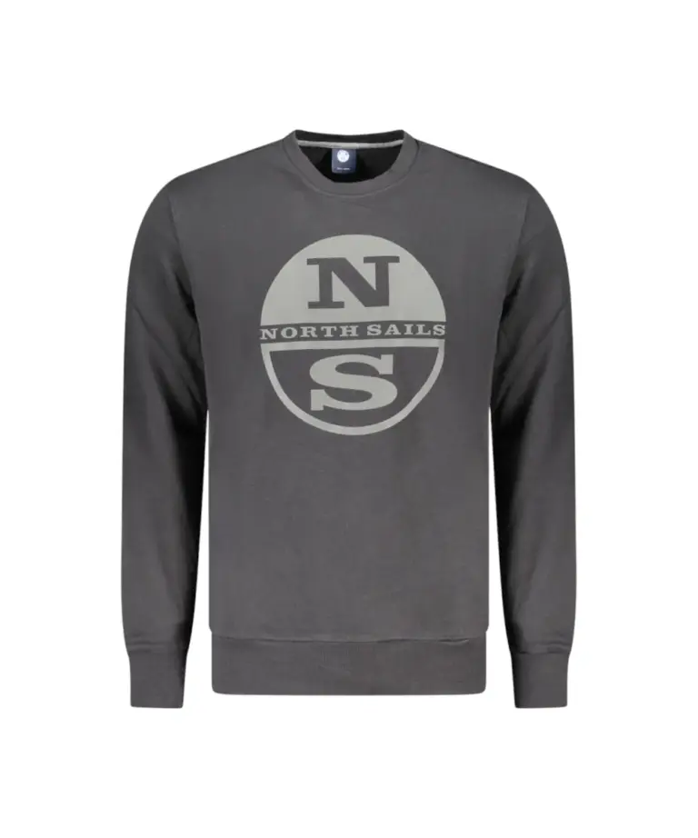 North Sails - Ανδρικό Φούτερ Hoodie Regular Fit 993023-000-0999 Μαύρο