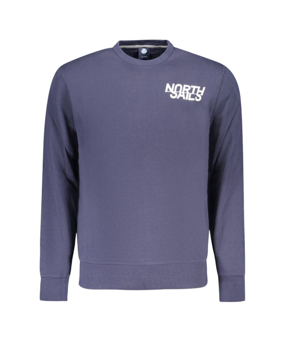 North Sails- Ανδρικό Φούτερ Hoodie Regular Fit 993024-000-0802 Μπλε Σκούρο