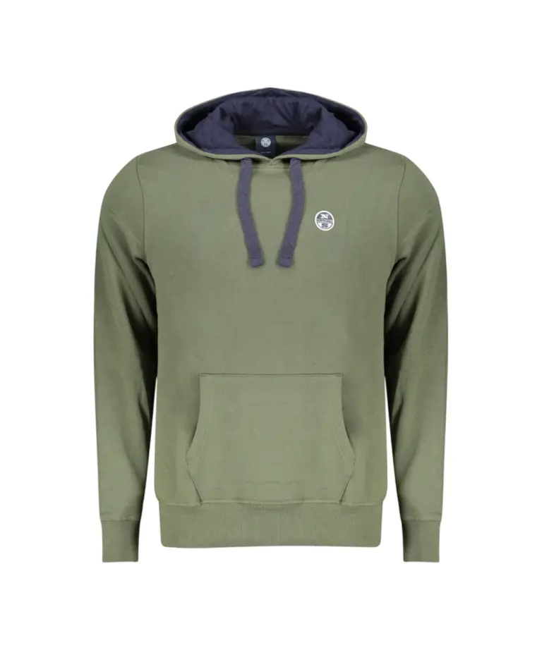 North Sails - Ανδρικό Φούτερ Regular Fit 993026-000-0430 Πράσινο