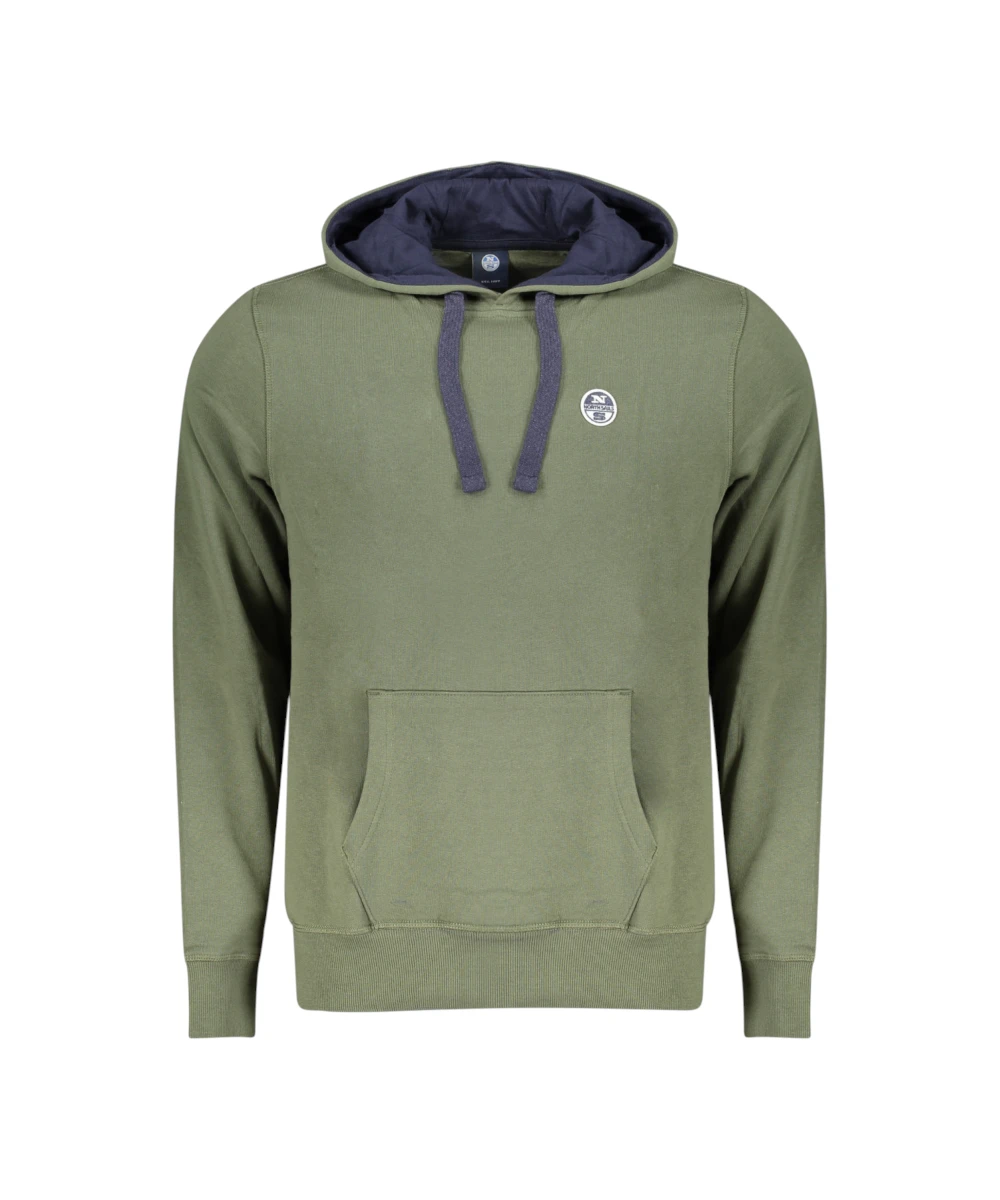 North Sails - Ανδρικό Φούτερ Regular Fit 993026-000-0430 Πράσινο