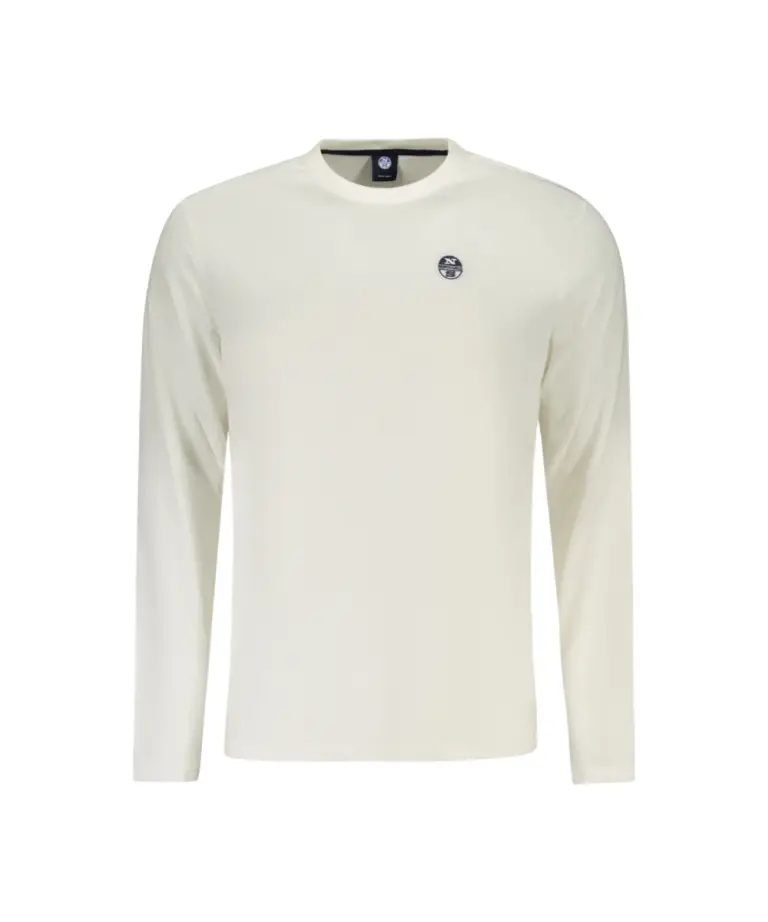 North Sails - Μακρυμάνικη Μπλούζα Regular Fit 996034-000-0105 Λευκό
