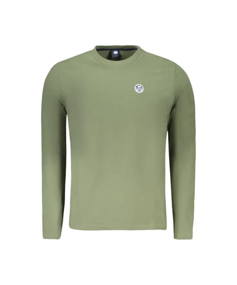 North Sails - Μακρυμάνικη Μπλούζα Regular Fit 996034-000-0430 Πράσινο
