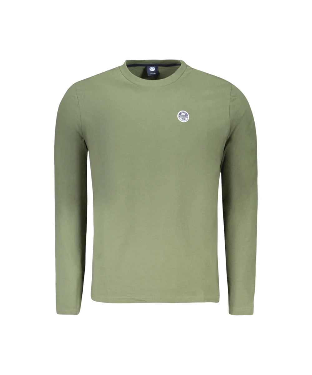 North Sails - Μακρυμάνικη Μπλούζα Regular Fit 996034-000-0430 Πράσινο