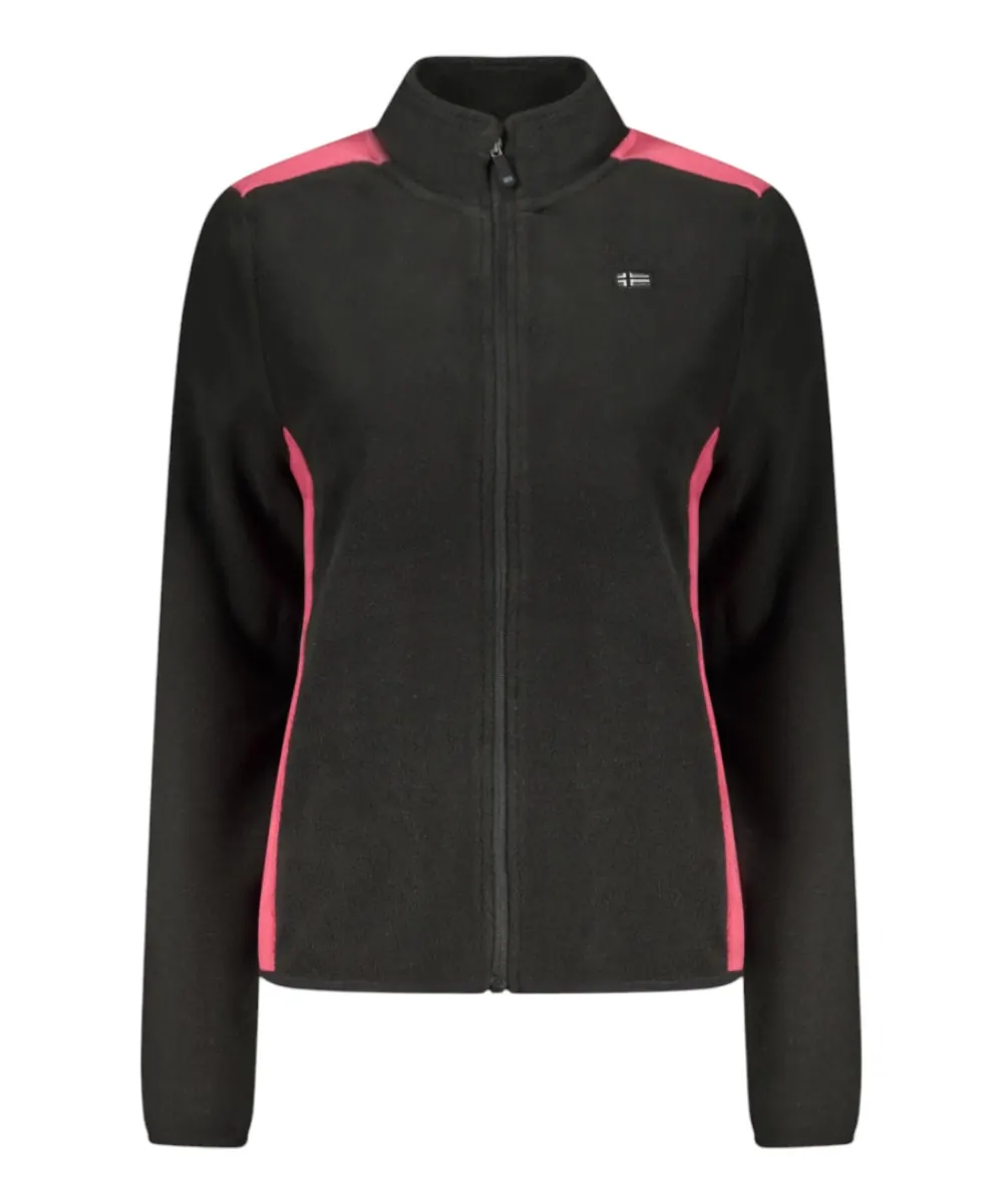 Scuola Nautica Italiana - Γυναικεία Ζακέτα Φούτερ Fleece 849910-BLACK Μαύρο