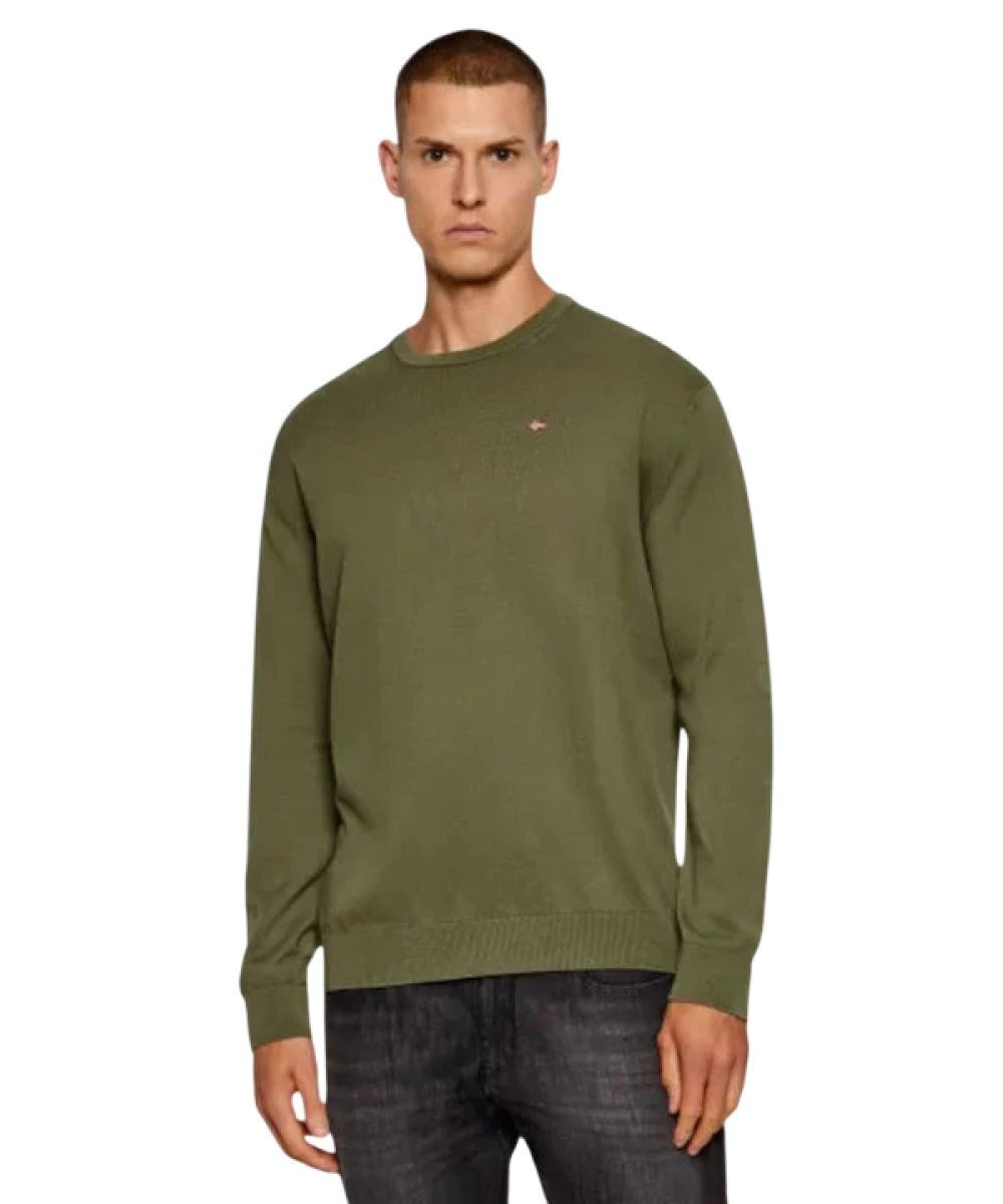 Napapijri - Ανδρικό Πουλόβερ Damavand Regular Fit NP0A4GJU-G0A Πράσινο