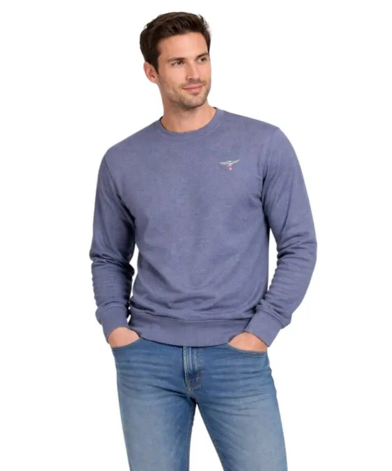 Accademia Militare - Ανδρική Μπλούζα Φούτερ W5S6437014-044 Μπλε