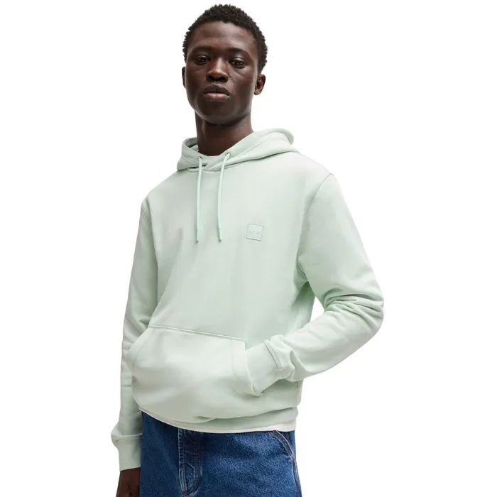 Hugo Boss - Ανδρικό Φούτερ Με Κουκούλα Wetalk 50509314-474 Πράσινο Ανοιχτό