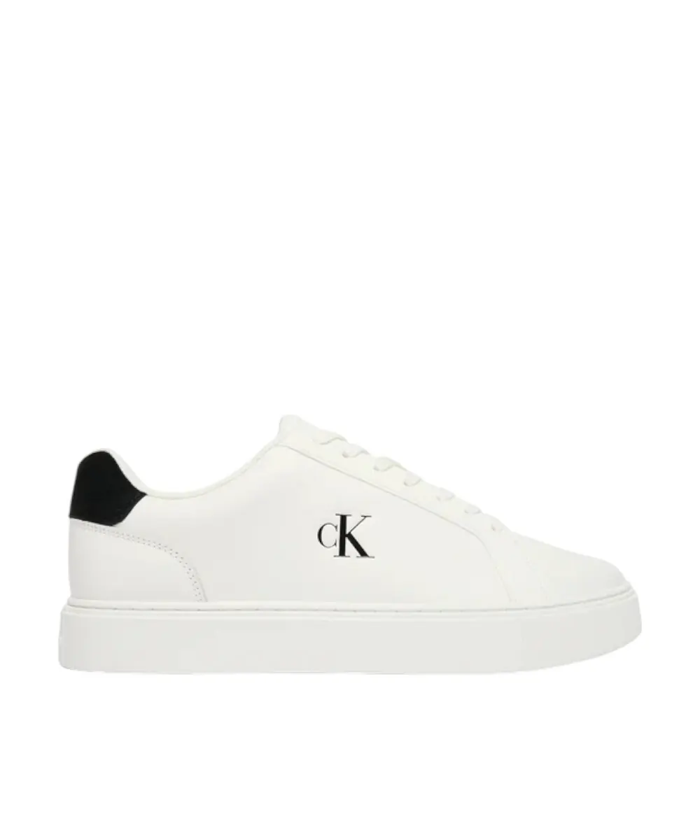 Calvin Klein - Ανδρικά Sneakers Ck Classic Cupsole Laceup Lth YM0YM01435-01W Λευκό