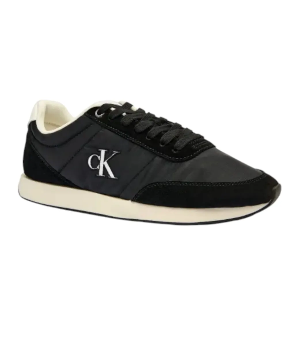 Calvin Klein - Ανδρικά Sneakers Ck Retro Runner Ess Mix Mat YM0YM01361-0GM Μαύρο