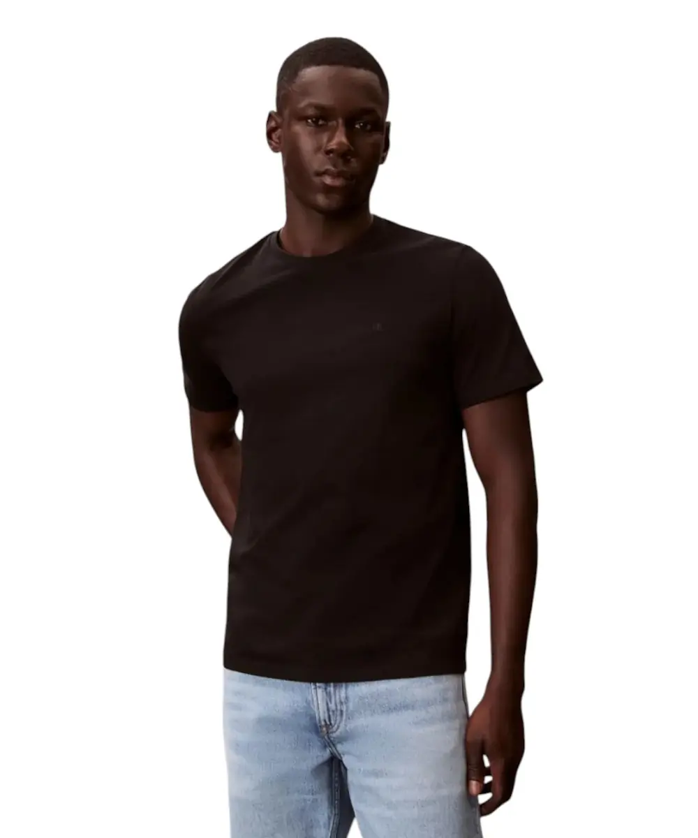 Calvin Klein - Ανδρικό T-shirt Classic Monogram Tee Regular Fit LV04RD254G-UB1 Μαύρο