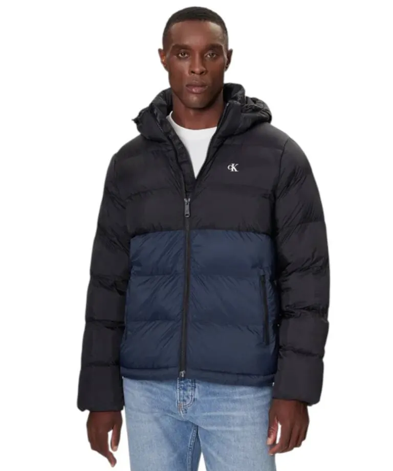 Calvin Klein - Ανδρικό Αδιάβροχο Χειμωνιάτικο Μπουφάν Sorona Bock Puf Regular Fit LV04RD527G-UB1 Μαύρο