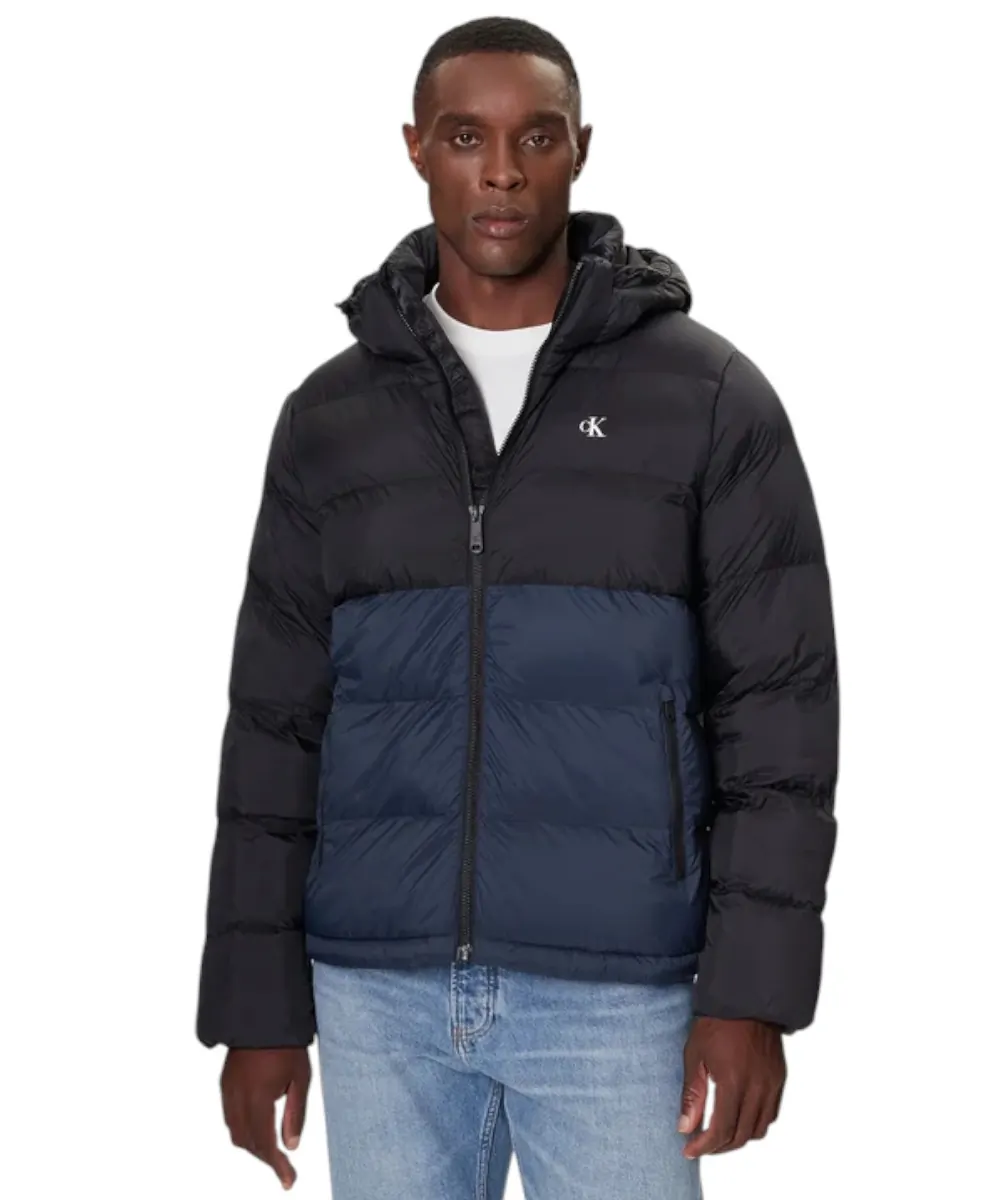 Calvin Klein - Ανδρικό Αδιάβροχο Χειμωνιάτικο Μπουφάν Sorona Bock Puf Regular Fit LV04RD527G-UB1 Μαύρο