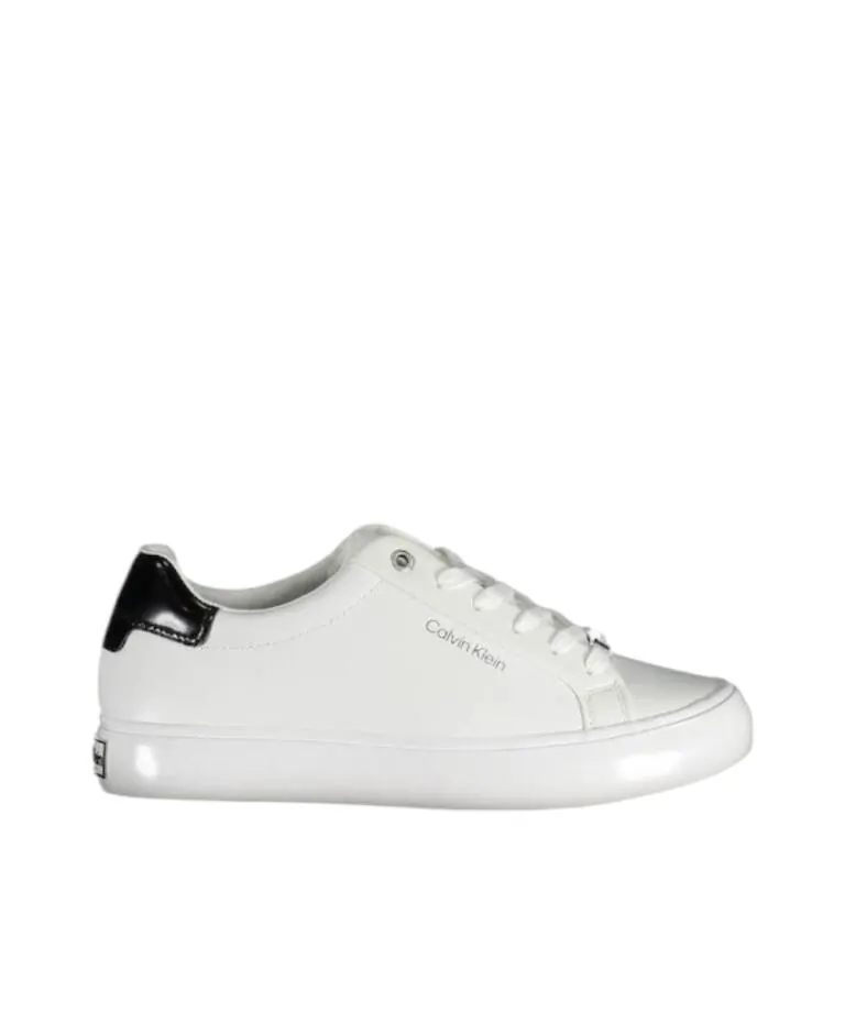 Calvin Klein - Γυναικεία Sneakers Donna HW0HW01406-YBR Λευκό
