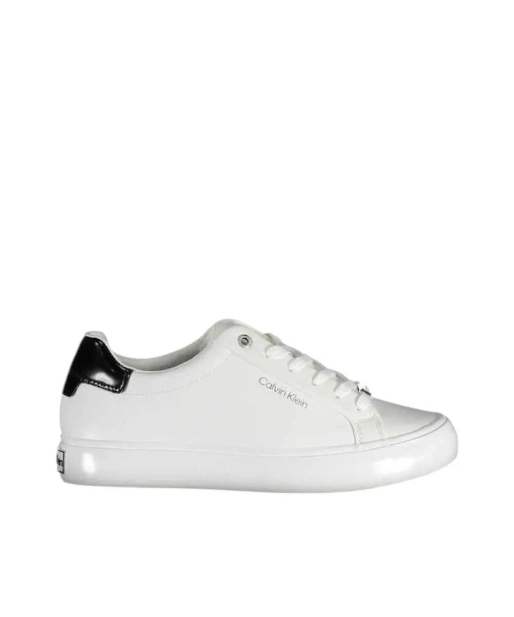 Calvin Klein - Γυναικεία Sneakers Donna HW0HW01406-YBR Λευκό
