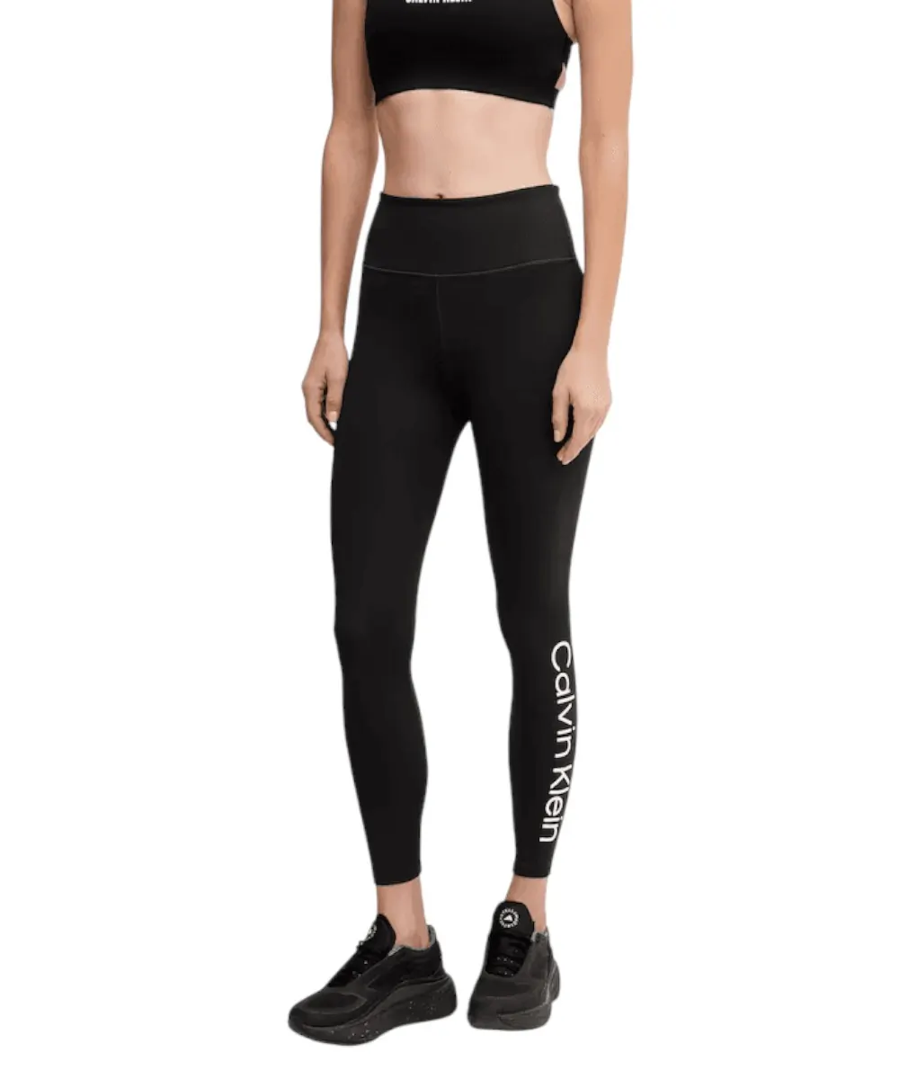 Calvin Klein - Γυναικείο Κολάν Ψηλόμεσο Προπόνησης LVGWS5L613-UB1 Μαύρο