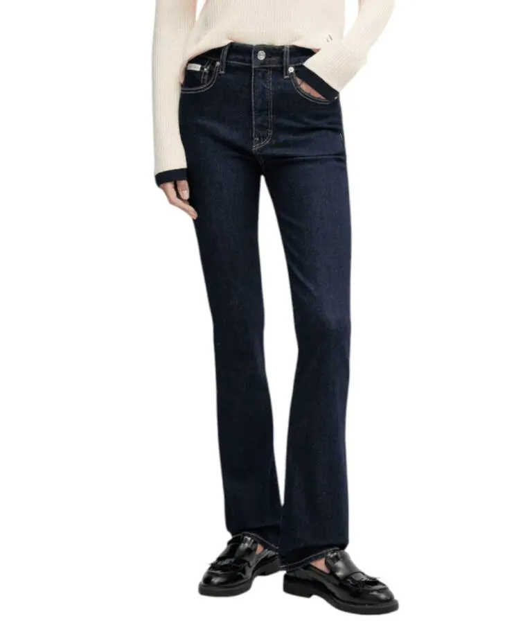 Calvin Klein - Γυναικείο Παντελόνι Jean Ck Skinny Boot LV047D732G-N8D Μπλε Σκούρο