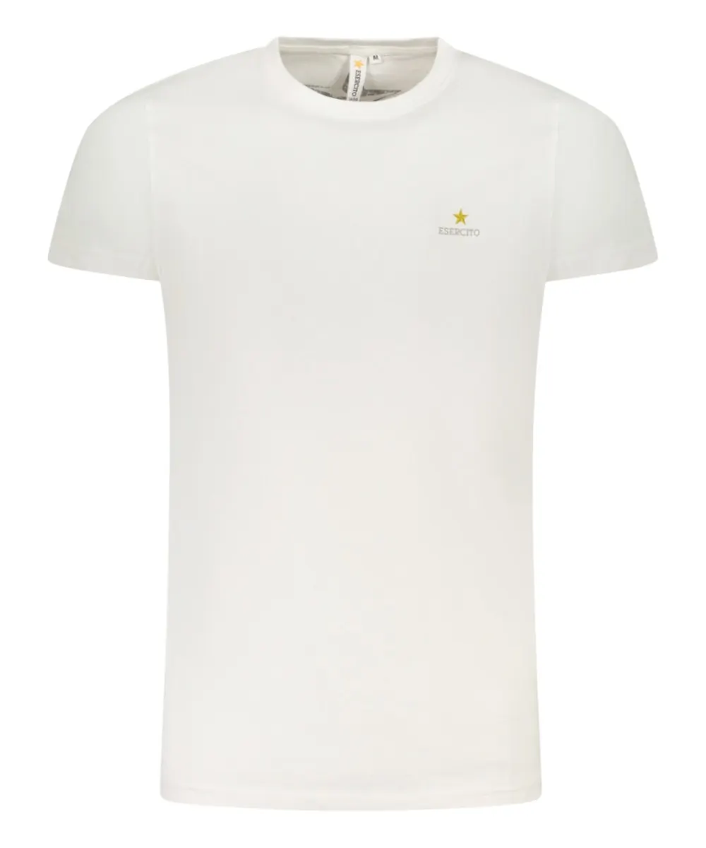 Esercito - Ανδρικό T-shirt Κοντομάνικο Regular Fit S5S635-5586-001 Λευκό