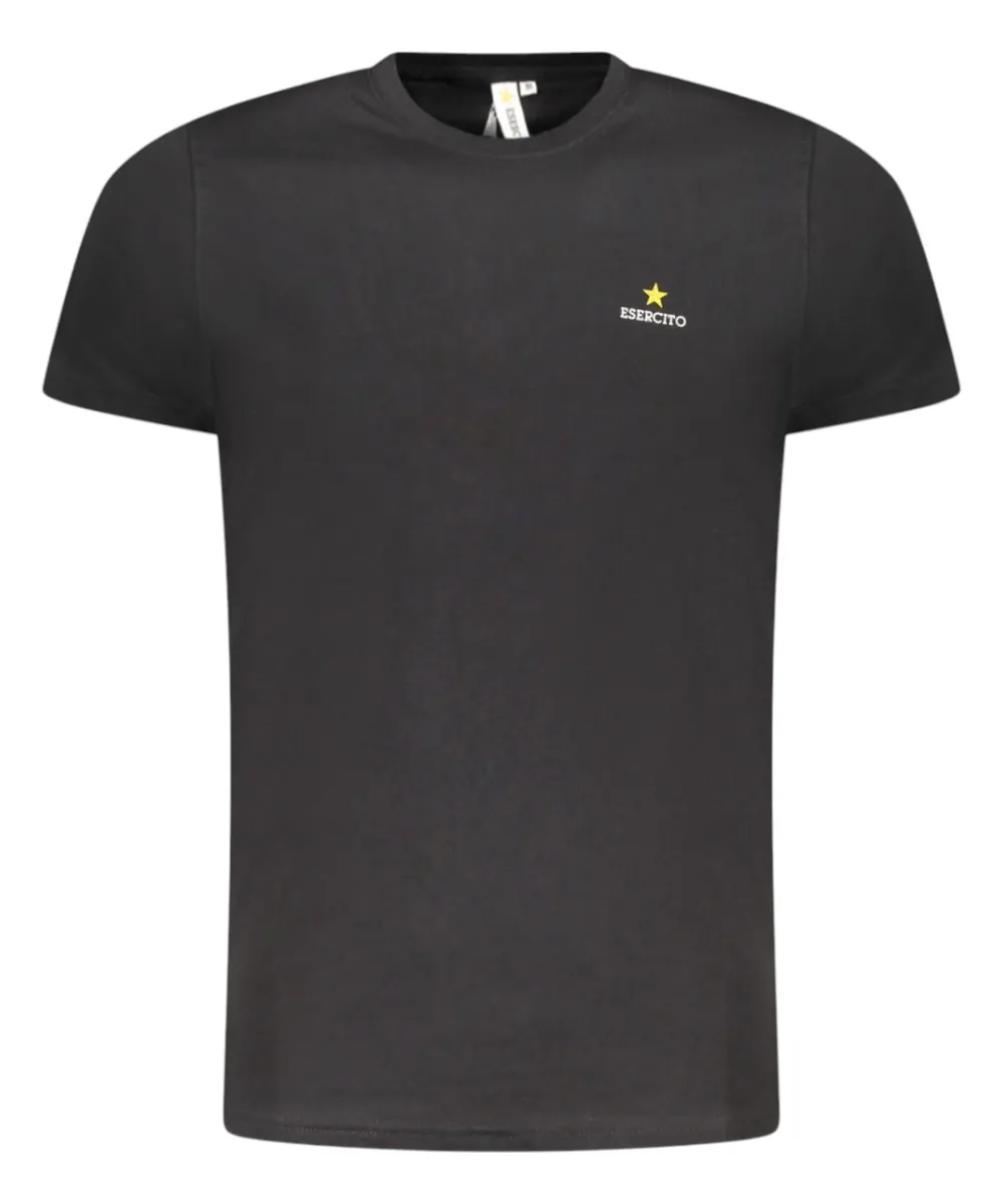 Esercito - Ανδρικό T-shirt Κοντομάνικο Regular Fit S5S635-5586-002 Μαύρο