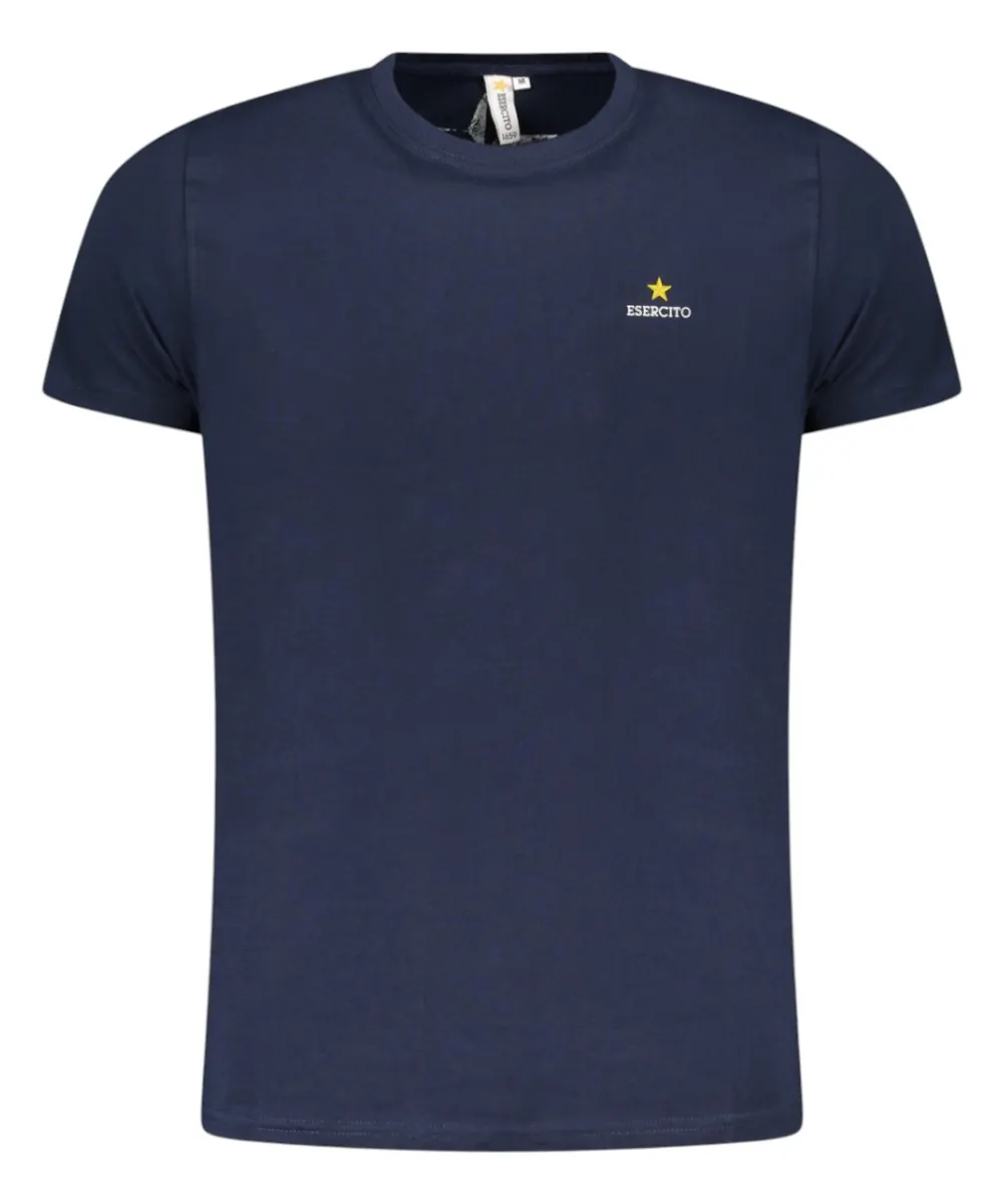 Esercito - Ανδρικό T-shirt Κοντομάνικο Regular Fit S5S635-5586-044 Μπλε Σκούρο