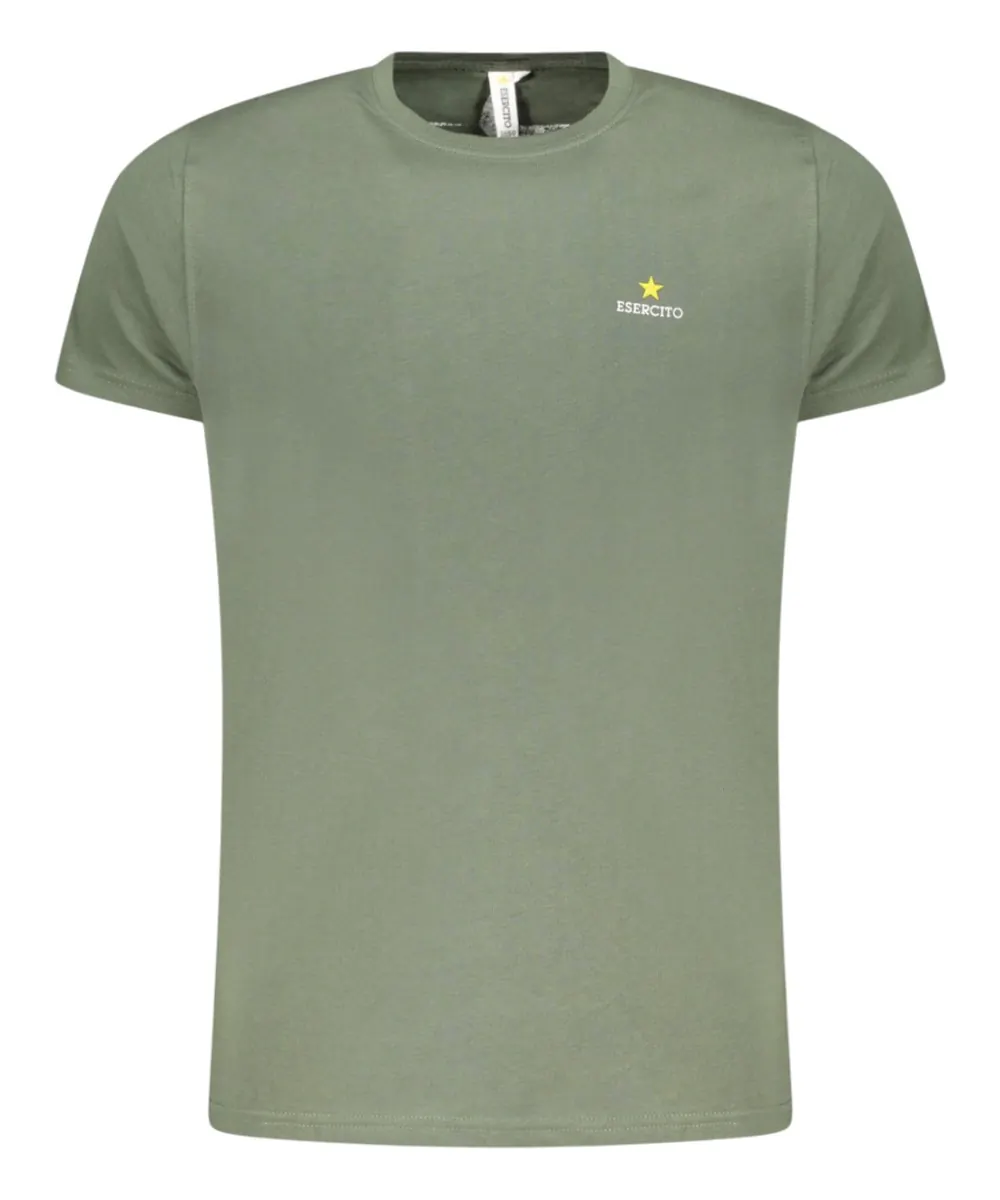Esercito - Ανδρικό T-shirt Κοντομάνικο Regular Fit S5S635-5586-058 Πράσινο