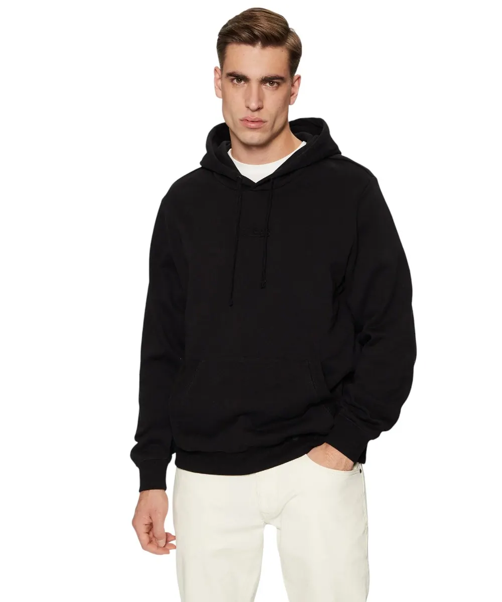 Guess - Ανδρικό Φούτερ Με Κουκούλα Smallogo M4BQ45K9YH1-JBLK Μαύρο