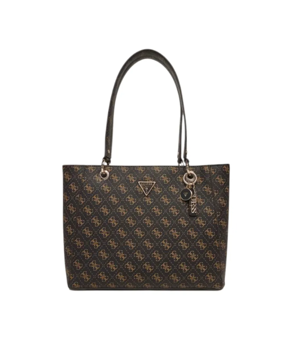 Guess - Γυναικεία Τσάντα Ώμου Noelle II HWQG9672250-BRO Καφέ