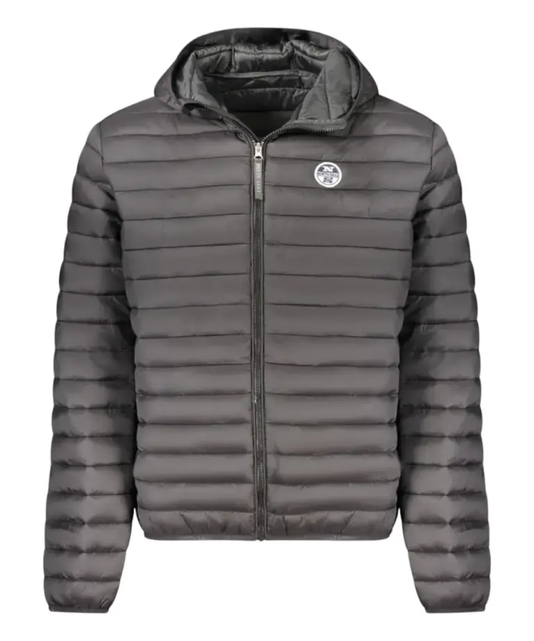 North Sails- Ανδρικό Μπουφάν Bomber Regular Fit 901070-000-0999 Μαύρο
