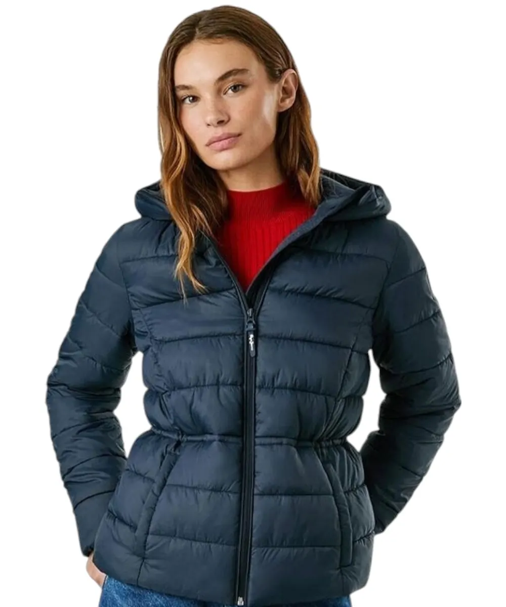 Pepe Jeans - Γυναικείο Μπουφάν Sally Short PL4024378-594 Μπλε Σκούρο