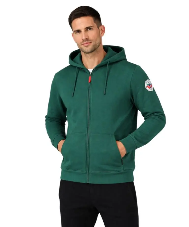 Scuola Nautica Italiana - Ανδρική Ζακέτα Φούτερ 859467-ALPINE Πράσινο