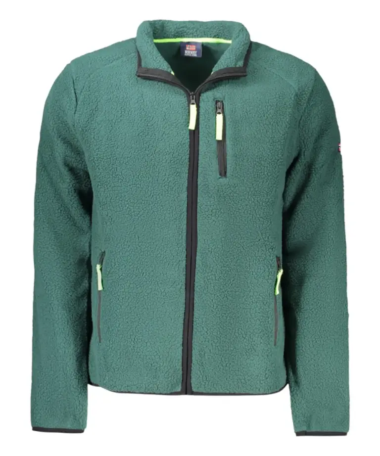Scuola Nautica Italiana - Ανδρική Ζακέτα Φούτερ Fleece 839506-ALPINE Πράσινο