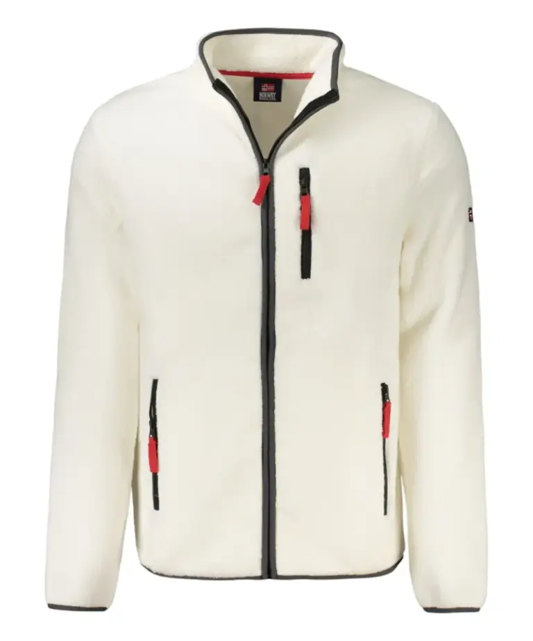 Scuola Nautica Italiana - Ανδρική Ζακέτα Φούτερ Fleece 839506-OFFWHI Εκρού
