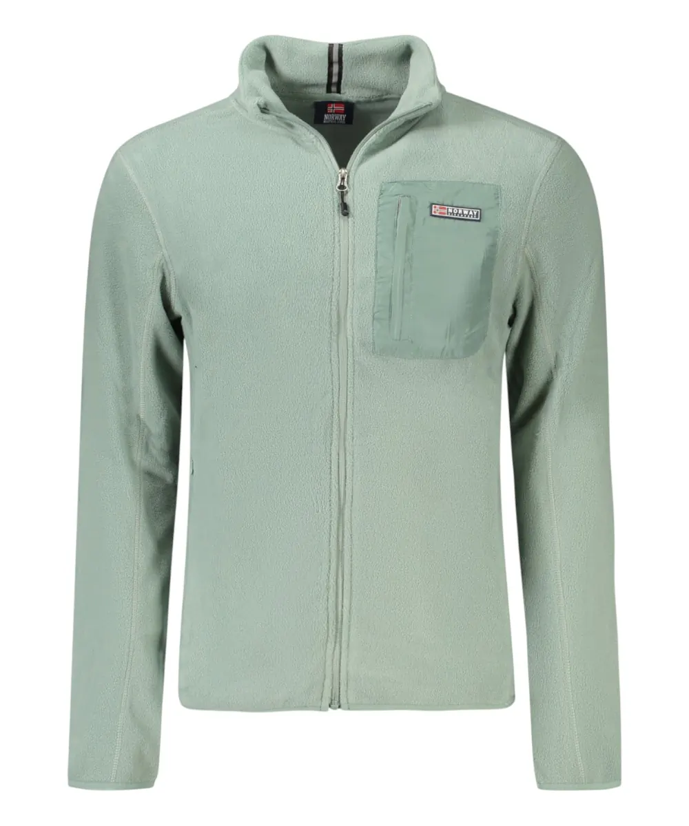 Scuola Nautica Italiana - Ανδρική Ζακέτα Φούτερ Fleece 859505-SNIPER Πράσινο