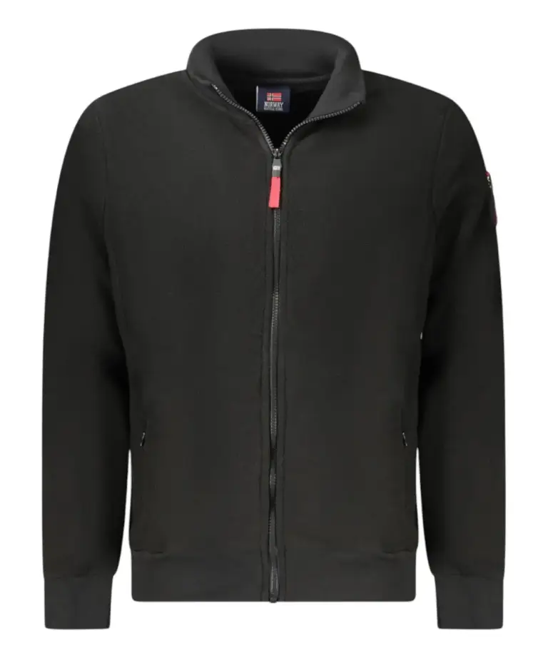 Scuola Nautica Italiana - Ανδρική Ζακέτα Φούτερ Fleece 859532-BLACK Μαύρο
