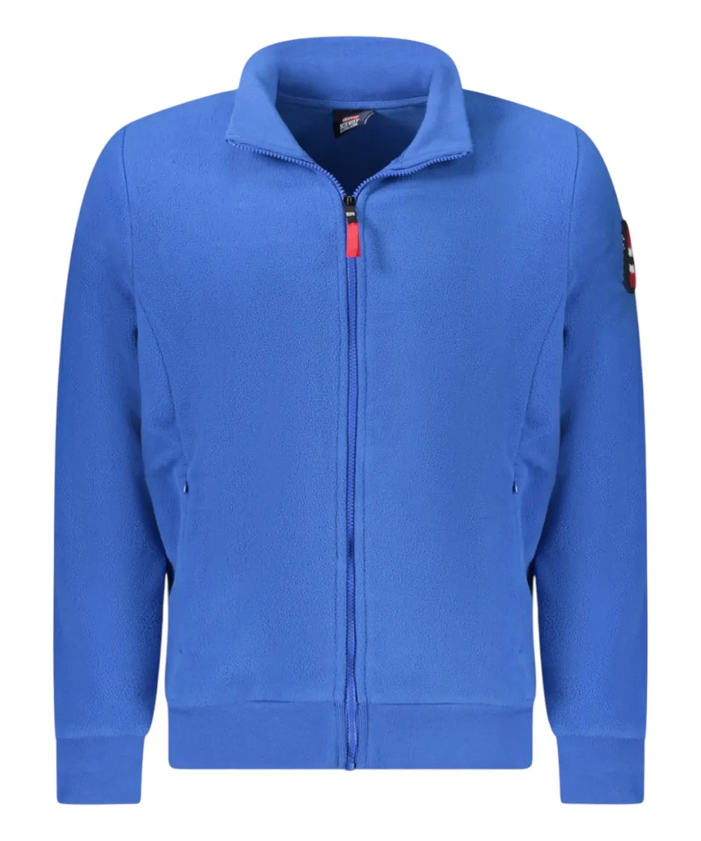 Scuola Nautica Italiana - Ανδρική Ζακέτα Φούτερ Fleece 859532-BLUETT Μπλε