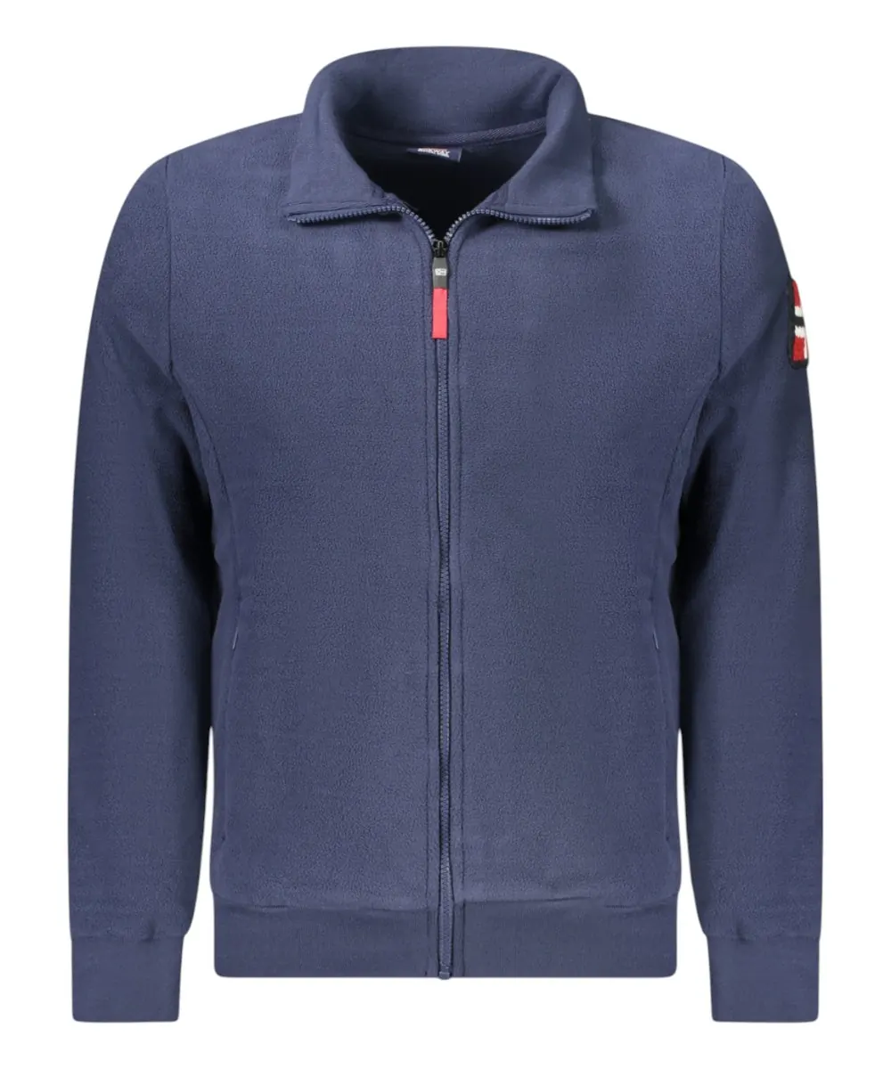 Scuola Nautica Italiana - Ανδρική Ζακέτα Φούτερ Fleece 859532-NAVY Μπλε Σκούρο