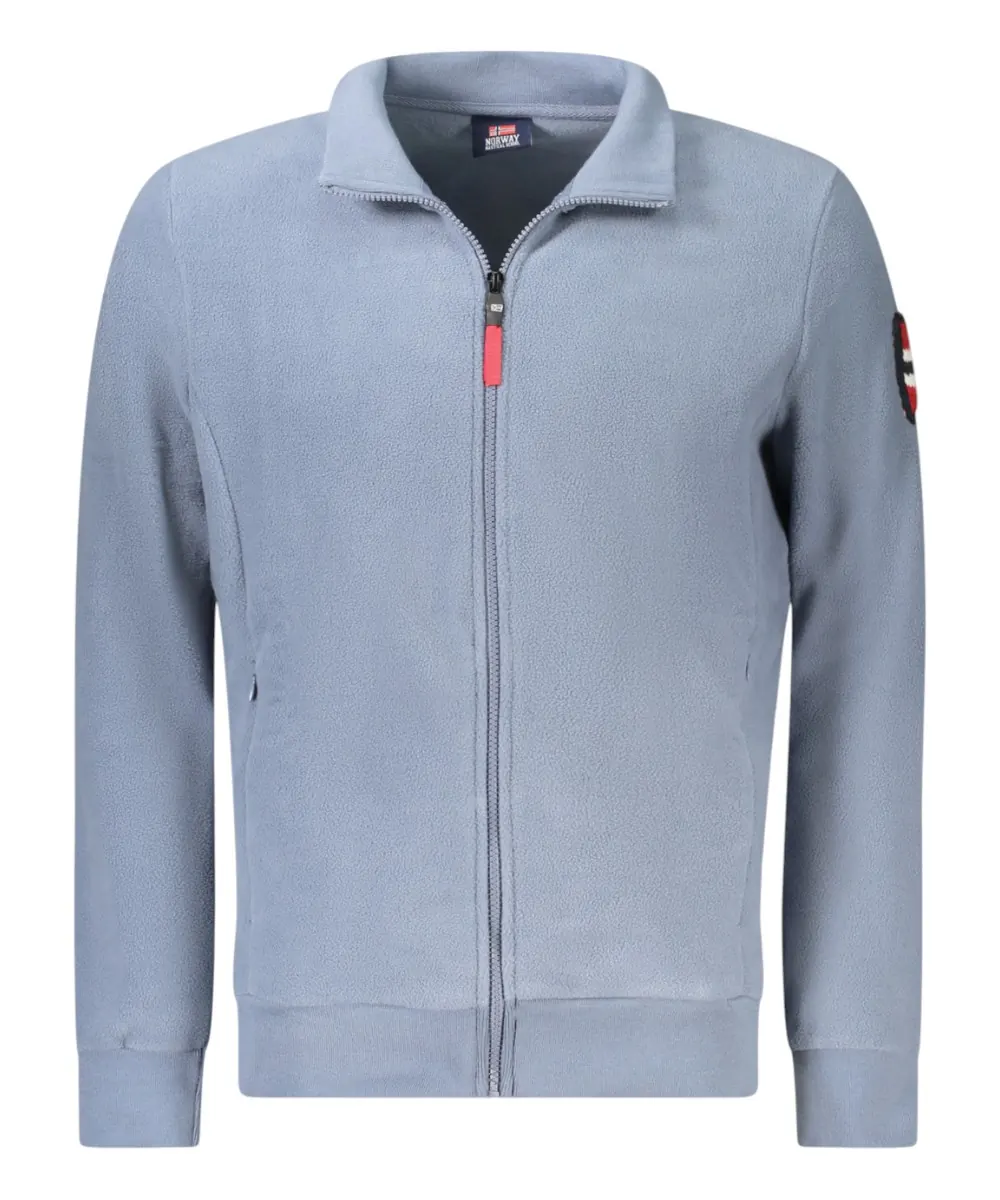 Scuola Nautica Italiana - Ανδρική Ζακέτα Φούτερ Fleece 859532-TYPHOO Γαλάζιο