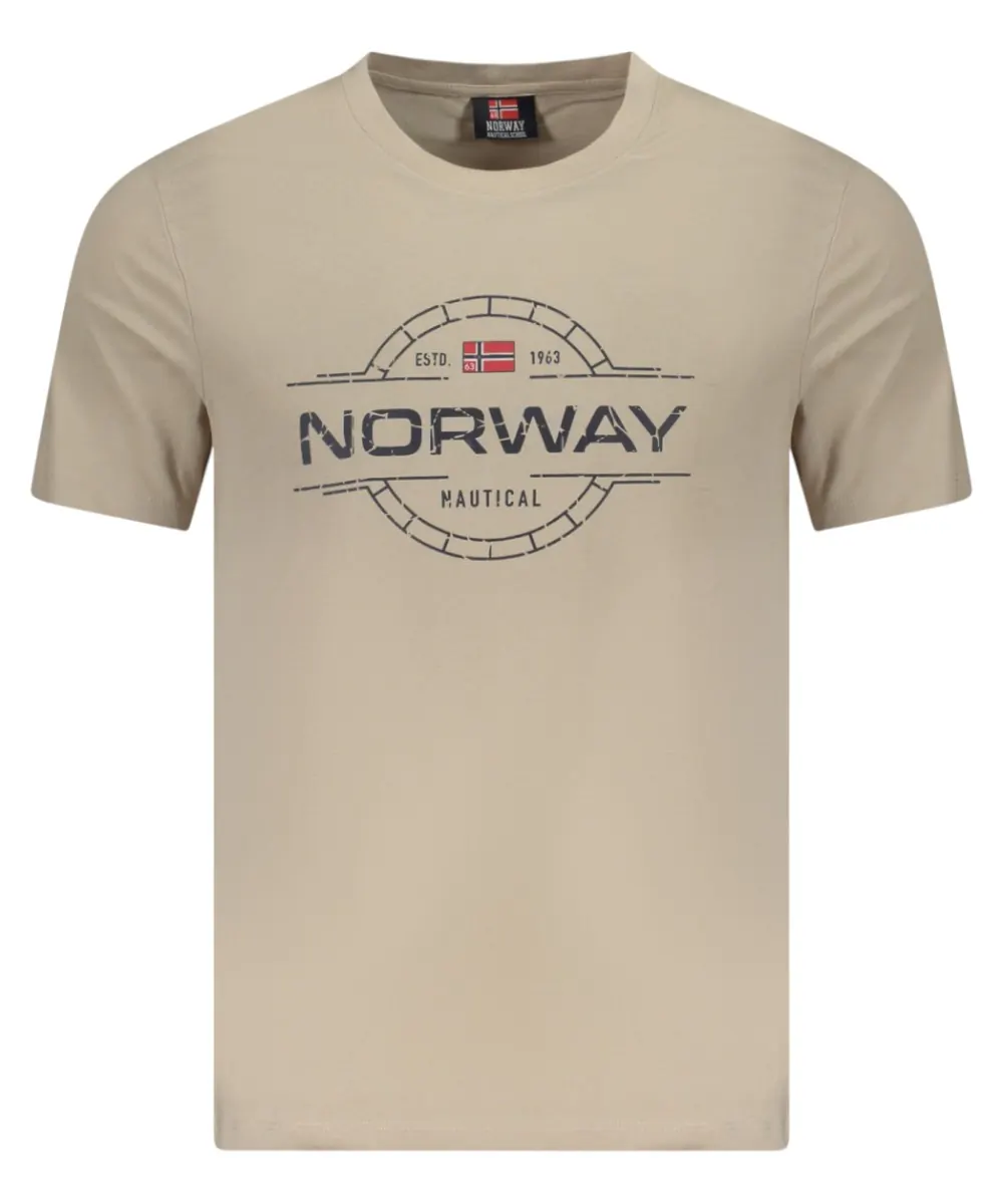 Scuola Nautica Italiana - Ανδρικό T-shirt Κοντομάνικο 856026-ROPE Μπεζ