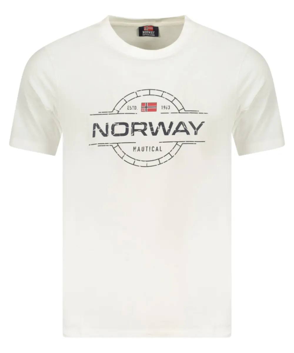 Scuola Nautica Italiana - Ανδρικό T-shirt Κοντομάνικο 856026-WHITE Λευκό