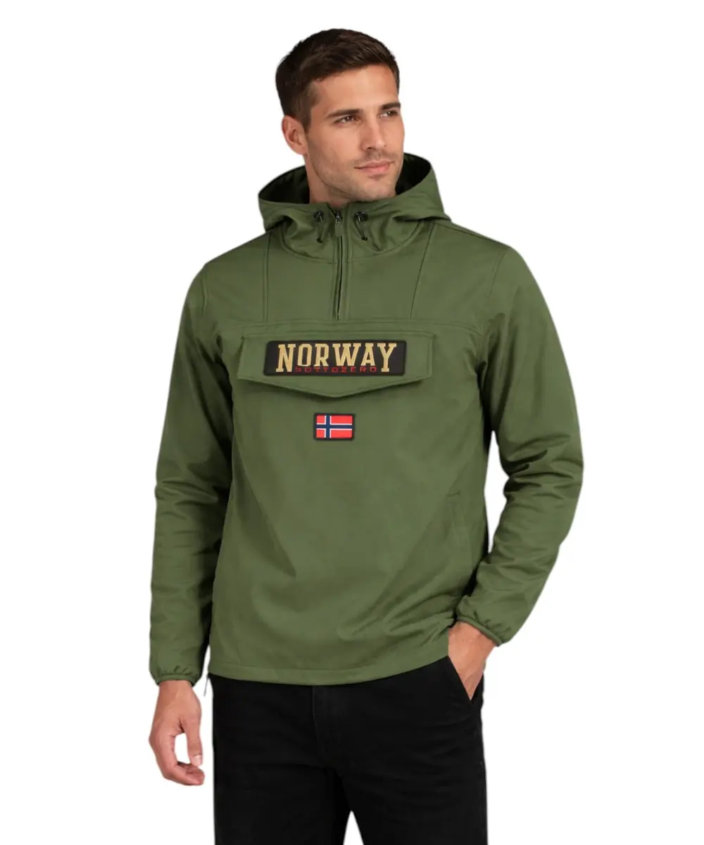 Scuola Nautica Italiana - Ανδρικό Χειμωνιάτικο Μπουφάν 139138-ARMY Πράσινο