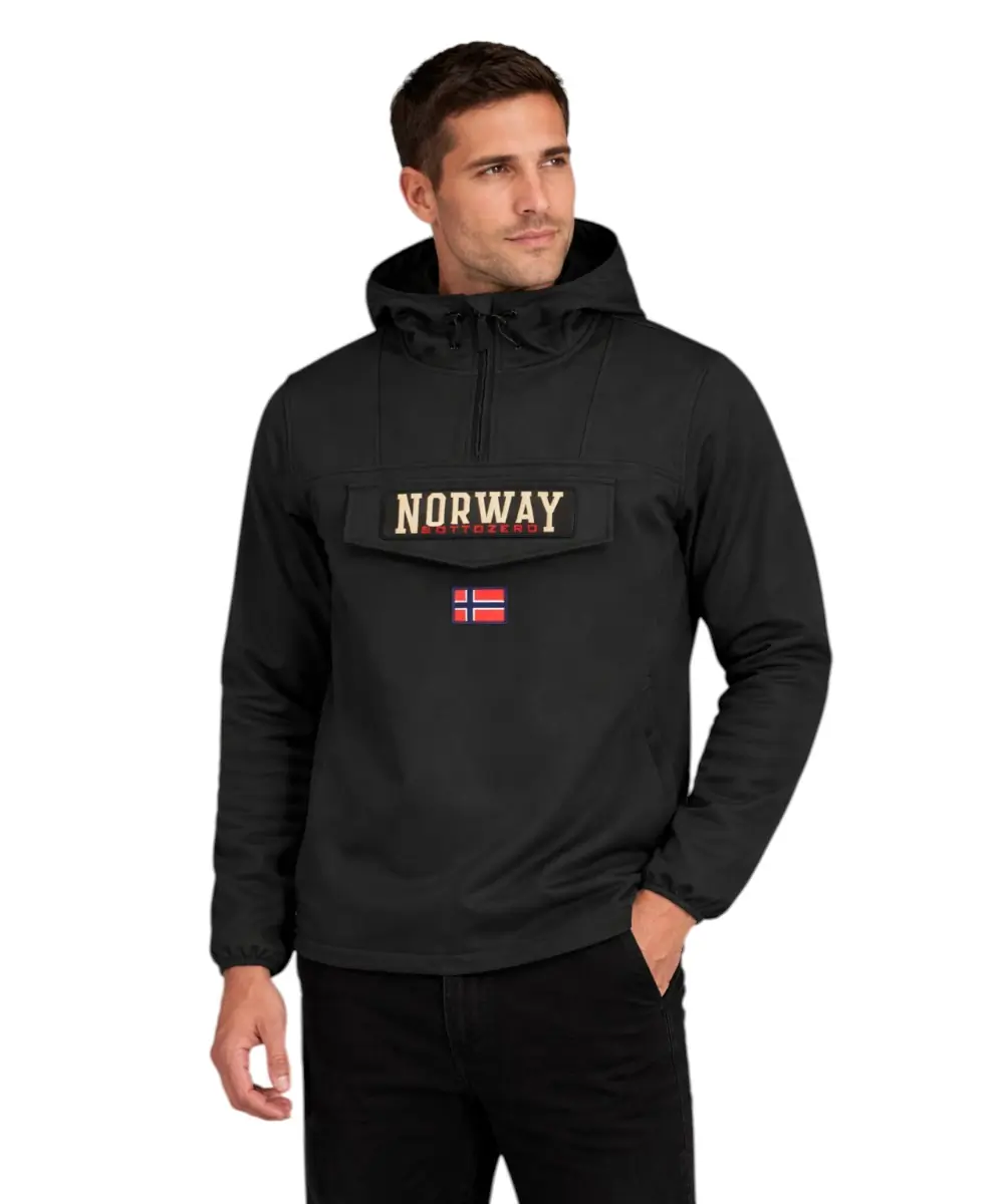 Scuola Nautica Italiana - Ανδρικό Χειμωνιάτικο Μπουφάν 139138-BLACK Μαύρο