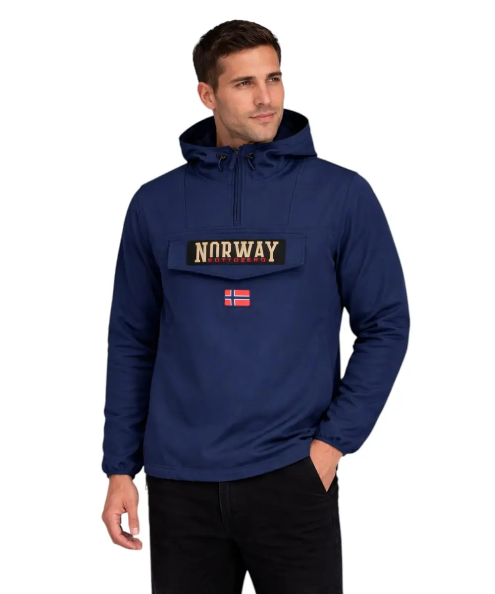 Scuola Nautica Italiana - Ανδρικό Χειμωνιάτικο Μπουφάν 139138-NAVY Μπλε Σκούρο
